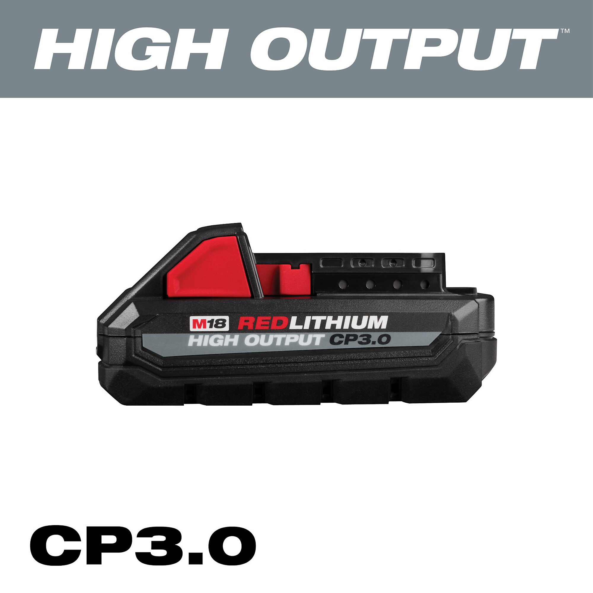 Milwaukee M18 REDLITHIUM High Output CP3.0 Battery Pack, Model# 48-11-1835